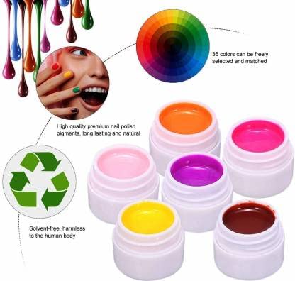 GV90 GDCOCO 36 Colors 5ml nail UV Gel Kit soak off led Nail Art Pure Color Gel paint color uv gel polish