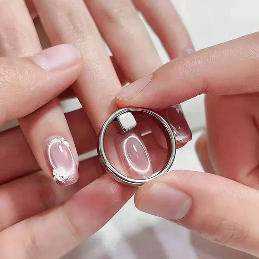 GV1115 Black Hole Cat Eye Magnet Ring for Gel Nail Polish | 3D Magnetic Cat Eye Nail Art Tool