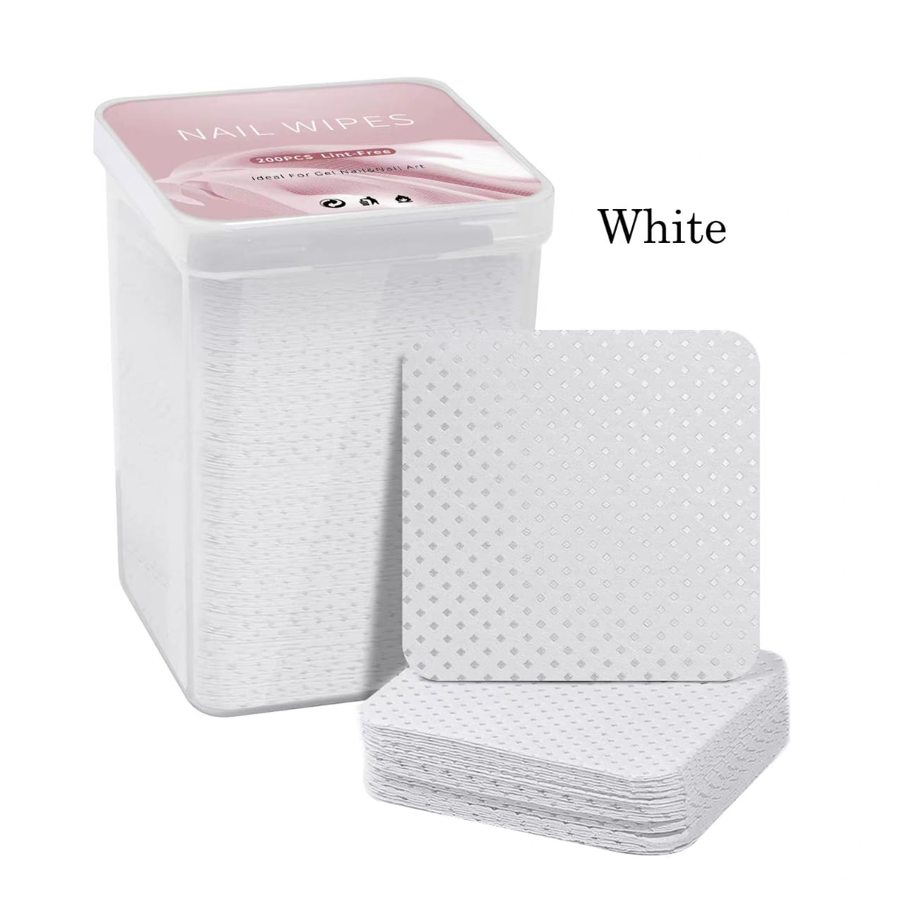 GV899 200 Pieces Eyelash Extension Glue Wipes, Lint Free Eyelash Glue Cleaner Glue Wiping Cloth Non-Woven Fabric Wipes Removal Tool for Eyelash Extension Glue Color may Vary