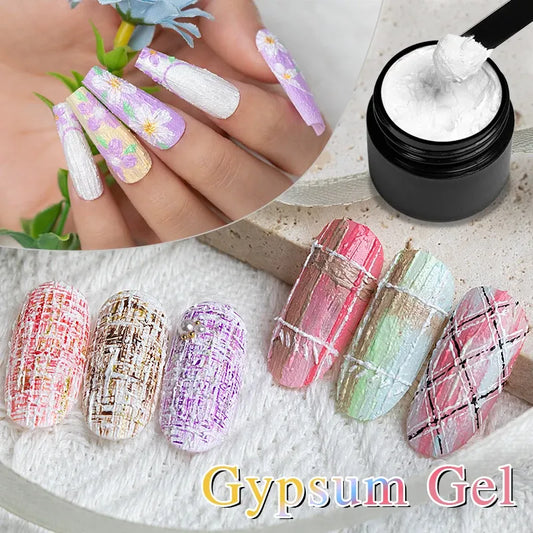 GV704 3D Effect Sand Gypsum Gel - Super Texture Painting Gel for Nail Art