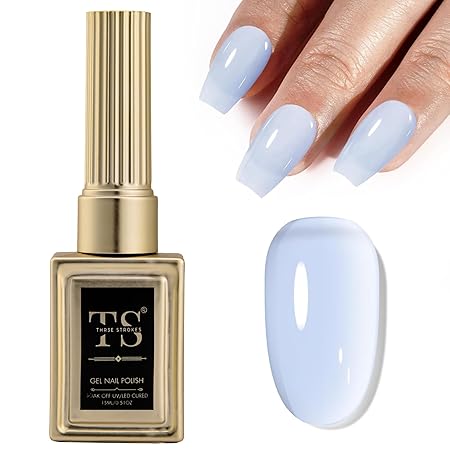 GV189 THR3E STROKES Professional UV Gel Nail Polish, HEMA-FREE Lasts Upto 21 Days, Super Glossy Finish, Non-Chipping, Non-Smudging, Quick Drying Nail Polish,15 ml (15ML)