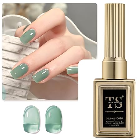 GV189 THR3E STROKES Professional UV Gel Nail Polish, HEMA-FREE Lasts Upto 21 Days, Super Glossy Finish, Non-Chipping, Non-Smudging, Quick Drying Nail Polish,15 ml (15ML)