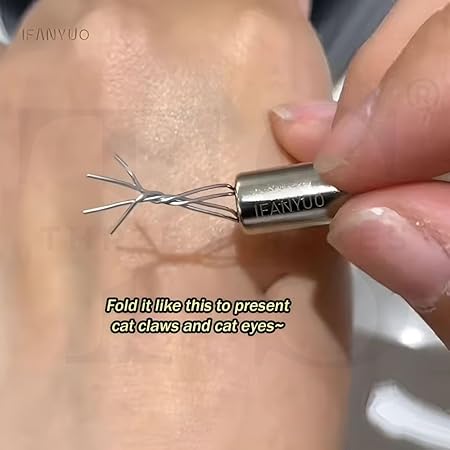 GV203 THR3E STROKES HEART MAGNET 3D Cat Eye Gel Polish Nail Magnet Tool for Nail Art Design Magnetic LED Polish Soak Off UV Gel DIY Magnet Stick Manicure Art Tools Kit for Salon Studio or Home (PINHeartMAGNET) (PIN)