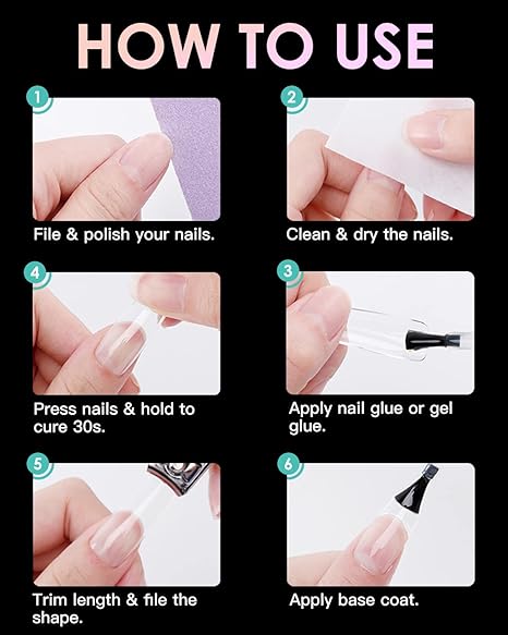 GV279 THR3E STROKES Soft Gel NailTips, Full Cover Clear Soft Nail Tips for Artificial False Nails Extension Nail Salons DIY NailArt with Box, 550PCS (SHORT STILETTO N13)