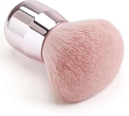 GV571 INOG Nail Art Dust Powder Remover Brush, Nail Art Dust Cleaner Brush, Soft Kabuki Cleaner Brush for Makeup(Pink)