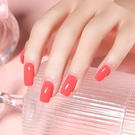 GV582 QUEENFINGER Gel Nail Polish Set - 6 Colors Nude Pink White Brown Cherry Colors Nail Polish For All Seasons Neutral Soak Off LED Lamp Cured Manicure Kit For Nail Art (2,71,79,80,81,83) (Milk Chocolate)