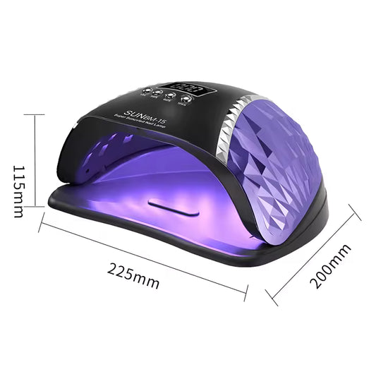 GV668 SUN BM-15 UV LED Nail Lamp – Professional Gel Nail Dryer for Manicure & Pedicure