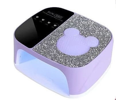 GV676 SUN S80 Cartoon Diamond UV LED Nail Lamp – 36 LEDs, 2-in-1 Fast-Drying Gel Polish Dryer Color May Vary