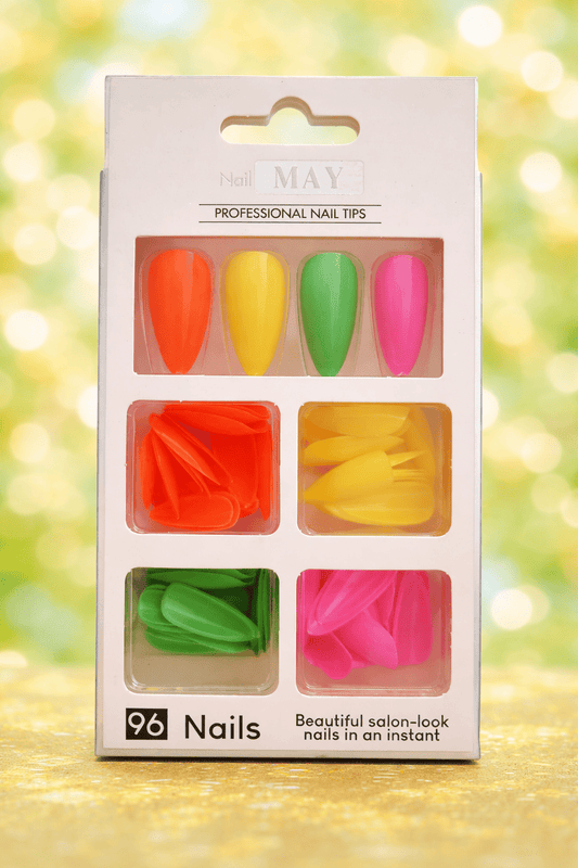 GV1011 96 PCS Full Cover Artificial Nail Tips – False Nails for Nail Extensions