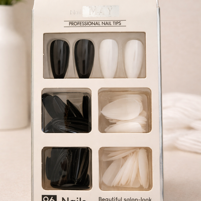 GV989 96 PCS Full Cover Artificial Nail Tips – False Nails for Nail Extensions