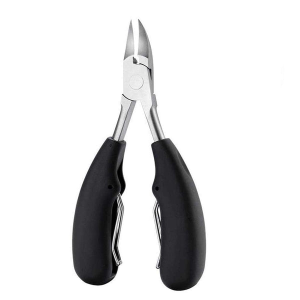 GV179 THR3E STROKES Toe Nail Clipper for Ingrown or Thick Toenails, Heavy Duty Toenail Trimmer Nail Clipper Pedicure Tool with Long Handle and Soft Grip for Seniors Color may Vary