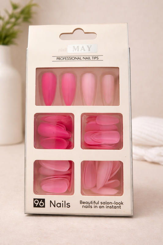 GV990 96 PCS Full Cover Artificial Nail Tips – False Nails for Nail Extensions