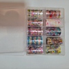 GV933 10pcs Music & Cartoon Nail Foil Transfer Set – Cute Doodle, Notes & Pop Art Nail Art Foils with Storage Box