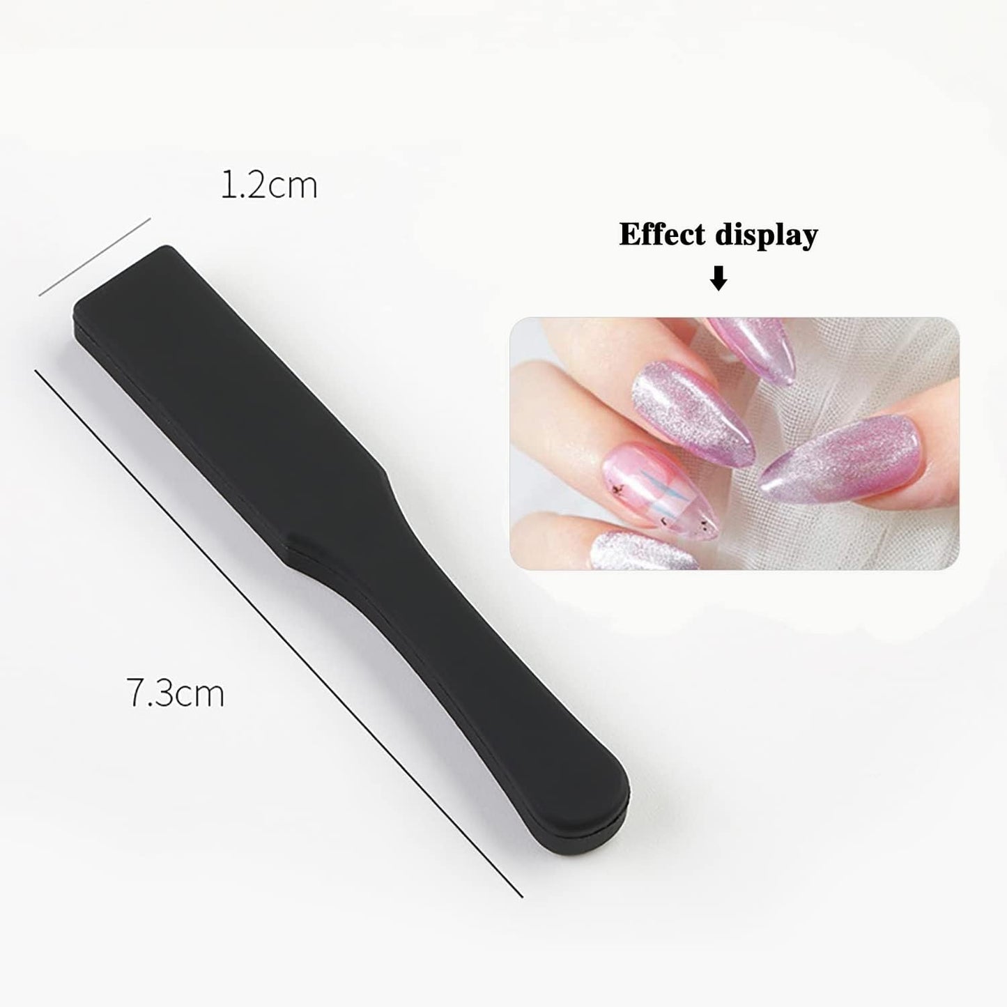 GV61 THR3E STROKES 15Pcs Nail Magnet Set Cat Eye Gel Nail Polish Magnet Wand Magnetic Nail Polish Cat Eye Magnet for Nails Cat Eye Magnets Sticks Nail Design Tools Nail Art Accessories