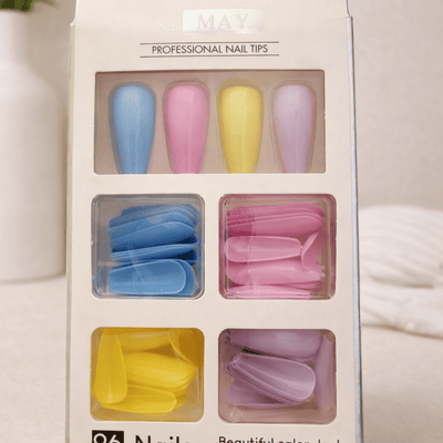 GV1005 96 PCS Full Cover Artificial Nail Tips – False Nails for Nail Extensions