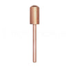 GV66 THR3E STROKES Nail Drill Bits, 3/32'' Smooth Round Top Large Barrel Carbide Bits, Suitable for Manicure Pedicure Cuticle Gel Polishing, Beginners Bits, Rose Gold, Series Bit (Medium-M, ROSE GOLD)