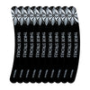 GV97 THR3E STROKES 10 Pack 100/180 Grit Banana Nail Files, Black Professional Reusable Emery Boards Manicure Tool for Acrylic Nails, Nail Buffering Files