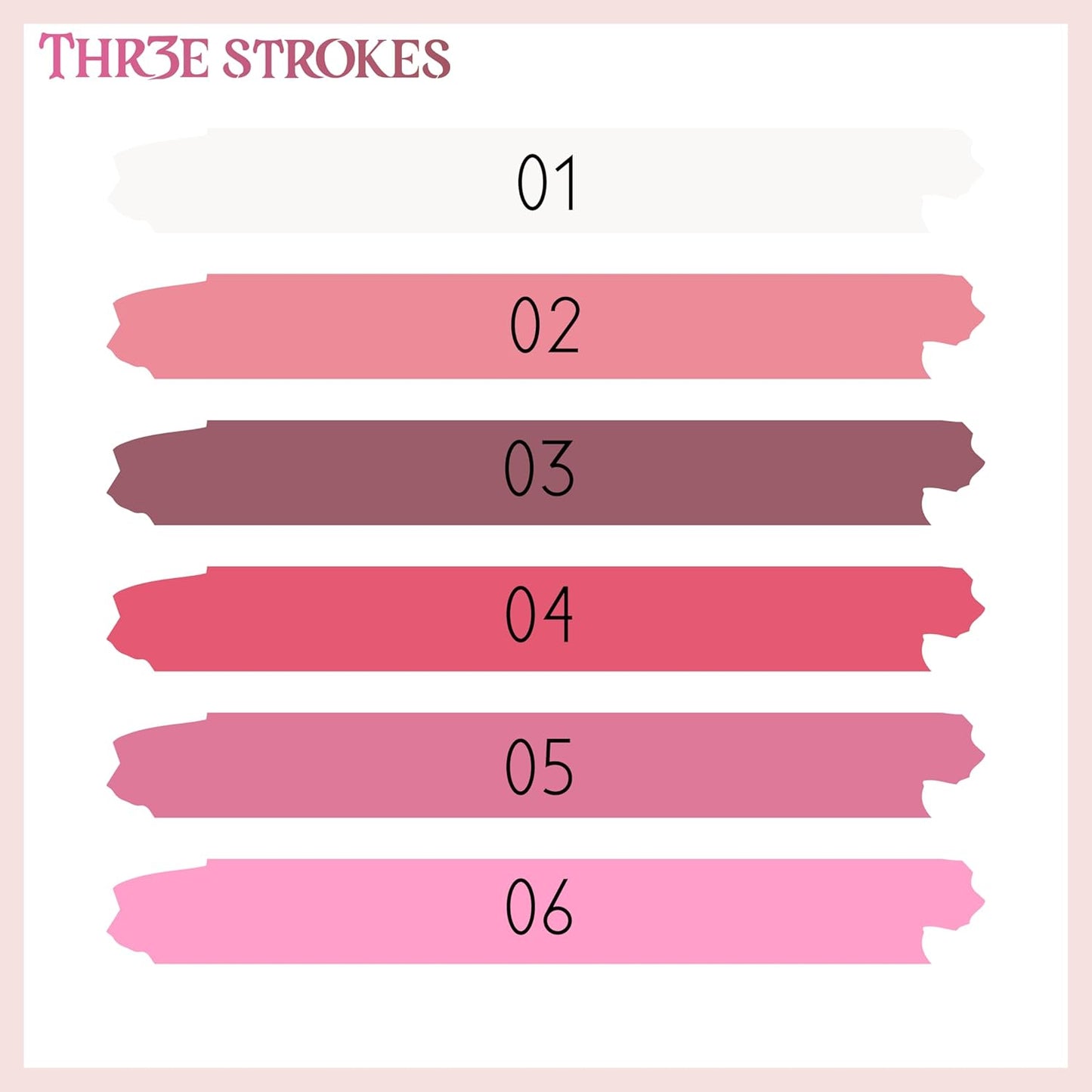 GV6 THR3E STROKES Gel Nail Polish Set- 6 Colors Nude Gel Polish All Seasons Skin Tones Pink Neutral Brown Gel Polish Kit (Uv/Led Lamp Required) Shades Need At Least 3 Layers, Shine Finish, 7 Milliliters (NUDE 234)