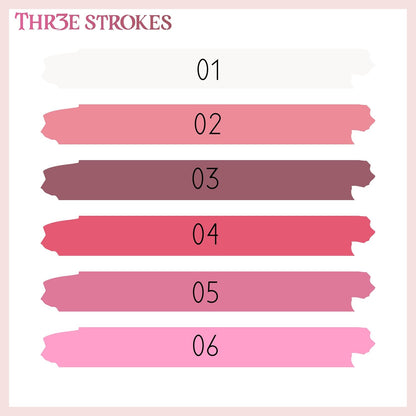 GV6 THR3E STROKES Gel Nail Polish Set- 6 Colors Nude Gel Polish All Seasons Skin Tones Pink Neutral Brown Gel Polish Kit (Uv/Led Lamp Required) Shades Need At Least 3 Layers, Shine Finish, 7 Milliliters (NUDE 234)