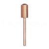 GV75 THR3E STROKES Nail Drill Bits, 3/32'' Smooth Round Top Large Barrel Carbide Bits, Suitable for Manicure Pedicure Cuticle Gel Polishing, Beginners Bits, Rose Gold, Series Bit (Fine-F, ROSE GOLD)