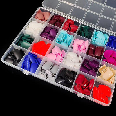 GV117 THR3E STROKES 24Pack Short Press On Nails, 576Pcs Short Round Press On Nails, Short Matte Press On Nails, Short Glossy Press On Nails, Short Fake Nails