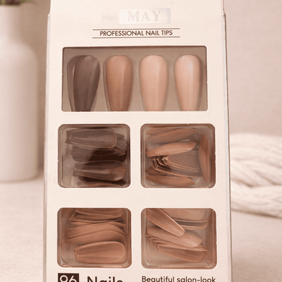 GV1006 96 PCS Full Cover Artificial Nail Tips – False Nails for Nail Extensions