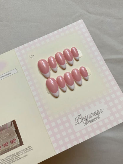 GV981 Nail Display Card for Press-On Nails – Cute Bow Design Nail Presentation Board for Nail Sets Mix Pattern