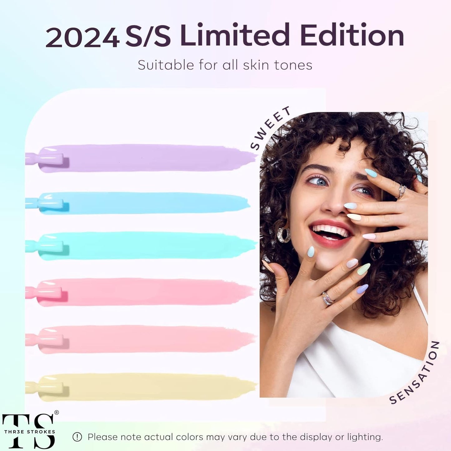 GV7 THR3E STROKES Gel Nail Polish Set- 6 Colors Pastel Gel Polish All Seasons Skin Tones Pink Neutral Brown Gel Polish Kit (Uv/Led Lamp Required) Shades Need At Least 3 Layers, Shine Finish, 7.5 Milliliters (VENICE PASTEL VP22, 15ml)