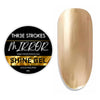 GV98 THR3E STROKES Chrome Gel Nail Polish, 8ml Metallic Gel Nail Polish, Gold 3D Metal Painting Gel for Nail Art Soak off UV/LED Glossy Mirror Effect Nail Glue Gel for Home Salon DIY Manicure (GOLD)