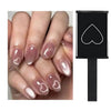 GV180 THR3E STROKES 1 Pcs Nail Art Magnet Set, Super Strong Cylinder & Heart Magnets for Magnetic Nails, 9D Galaxy Cat Eye Nail Art, Magnetic Nail Polish