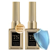 GV85 THR3E STROKES No-Wipe Top Coat and Base Coat Gel Set HEMA-FREE - Shine Finish Long Lasting, Soak-Off UV/LED Nail Lamp Cured Gel Base Top & Base Coat 15ml/each (Combo Pack) Nail Art Design Manicure Gifts for Women (GOLDEN SERIES)