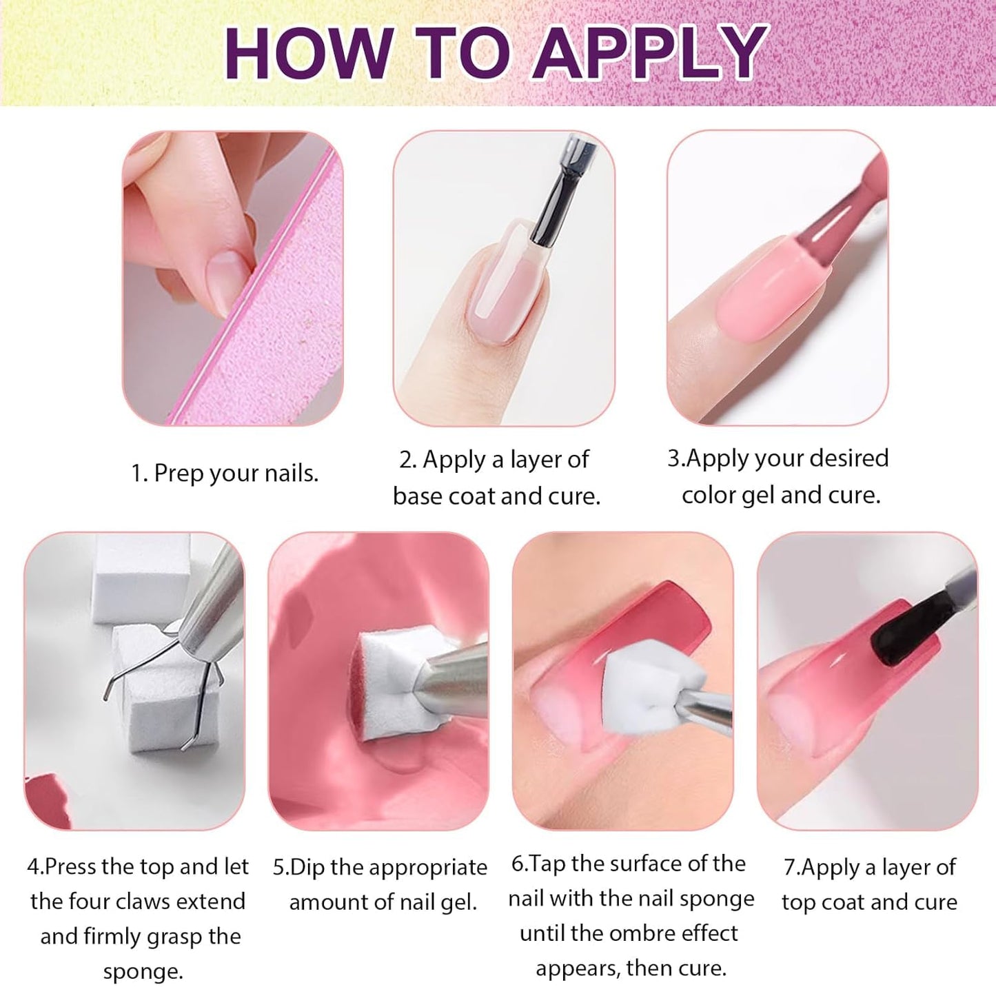 GV512 THR3E STROKES Solid Cream GelPolish Set, 9 Colors Pudding Gel Nail Polish Palette with Nail Brush, Nude Pink Orange Red Solid Gel Polish Nail Art Kit Soak Off Portable Gift for Girls/Friend DIY Home (B)