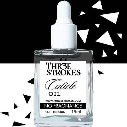 GV79 THR3E STROKES Naturale Revitalizing Cuticle Oil - Hydrating Oil For Repaired Cuticles Overnight - Remedy For Damaged Skin And Thin Nails - Paraben/Cruelty-Free Formula 15ML (NO PURFUM)