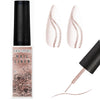 gv16 THR3E STROKES Gel Nail Liner Polish Pen UV LED Painting Gel Polish Set for 3D Nail Art DIY Nail Design Pull Line Pen Nail Drawing, Nail Painting Polish for Manicure Salon, 8ML, Rose Gold (ROSE GOLD)