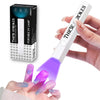 GV63 THR3E STROKES Mini UV Light for Gel Nails - Portable Mini Nail Lamp,3W Handheld UV Light for Nails Pen Shape Nail Dryer Professional Led Light for Resin
