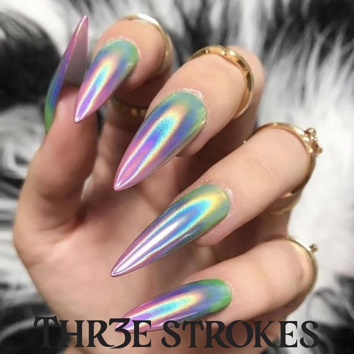 GV60 THR3E STROKES 2 Pcs Silicone Nail Art Brushes, Reusable Nail Brushes For Nail Art Silicone Jelly Head Nail Brushes For Lip Lipstick Concealer Makeup Brush Nail Glitter Gradient Shading Manicure Tools