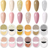 GV115 THR3E STROKES Gel Polish For Nail Art Set Of 6 long-lasting stay Gel Nail Polish Combo Set UV Lamp Dry 5ML (MYSTIC 57-68)