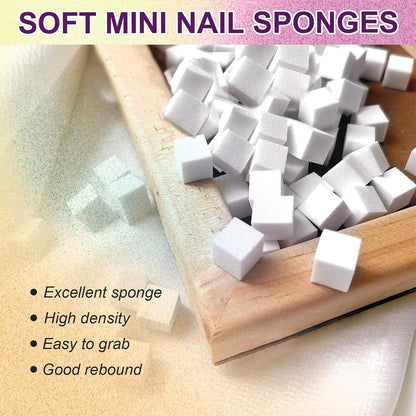 GV903 THR3E STROKES Ombre Gel Nail Polish with Nail Art Sponges for Pat Gel Ombre Color Palette Blush Effect Pat Painting Gradient Blooming Gels 9colors for Ombre Nails Multistyle French Manicure DIY