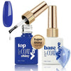 GV961 Vayve Base & Top Coat Combo 15ml | Gel Base Coat + Glossy Top Coat UV/LED