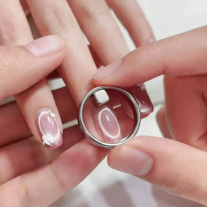 GV1115 Black Hole Cat Eye Magnet Ring for Gel Nail Polish | 3D Magnetic Cat Eye Nail Art Tool