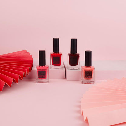 GV787 THR3E STROKES Color Coat Nail Enamel, 10ml | Glossy Finish | Quick Drying | Long Lasting | High Shine | Chip Defiant | Even-Finish | Vegan | Non-Toxic | Ethanol-Free