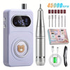 GV1098 Cute Bear Electric Nail Drill Machine 45000 RPM – Portable Rechargeable Nail File Kit with LCD Display for Acrylic, Gel Nails, Manicure & Pedicure
