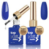 GV963 Vayve Glossy & Matte Top Coat Combo 15ml | No Wipe Gel Top Coat Set UV/LED