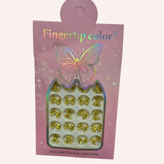 GV722 3D Nail Art Bow Thick Charms – Acrylic Nail Decorations for Creative Nail Designs