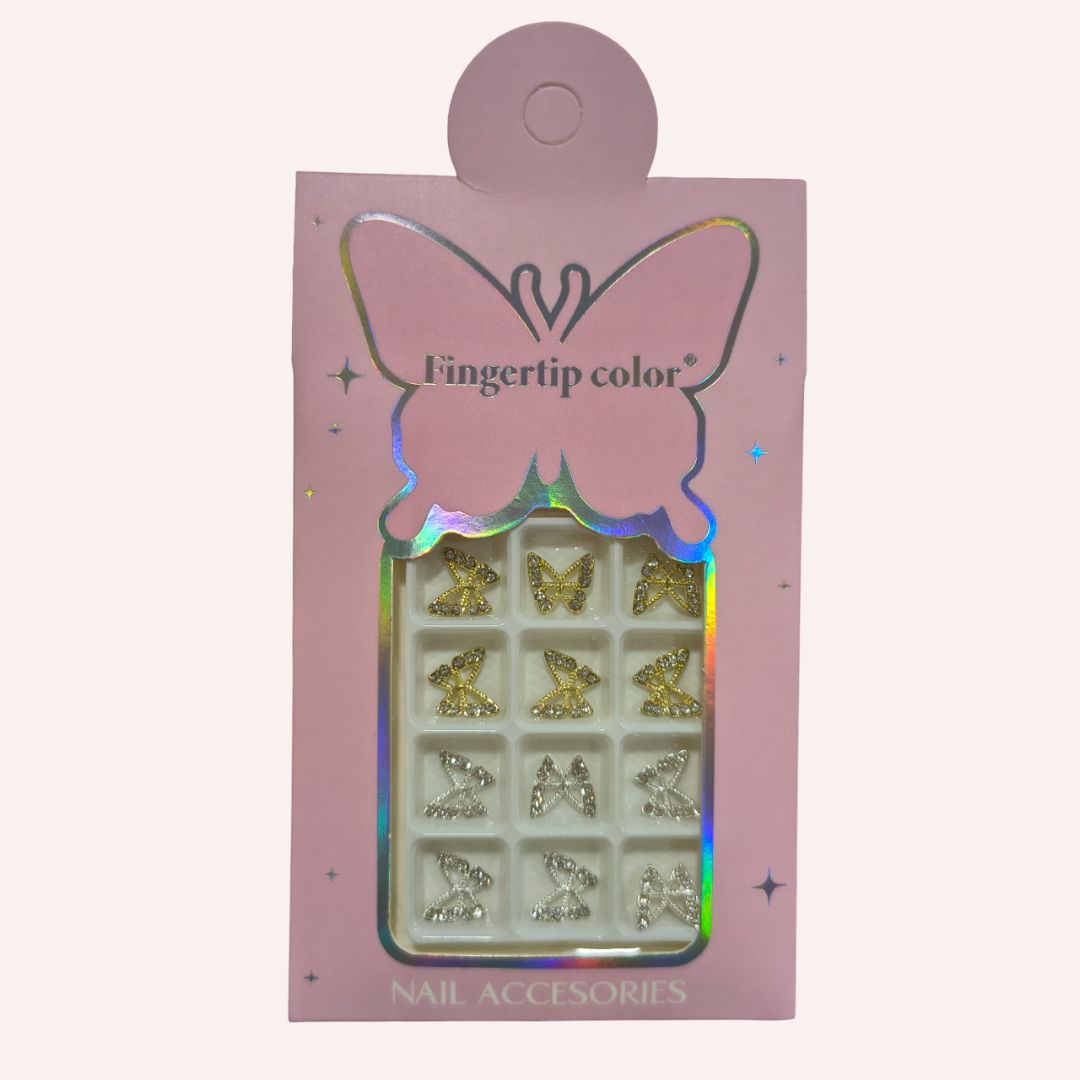 GV720 3D Nail Art Outline Charms – Acrylic Nail Decorations for Creative Nail Designs
