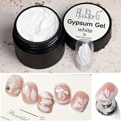 GV704 3D Effect Sand Gypsum Gel - Super Texture Painting Gel for Nail Art