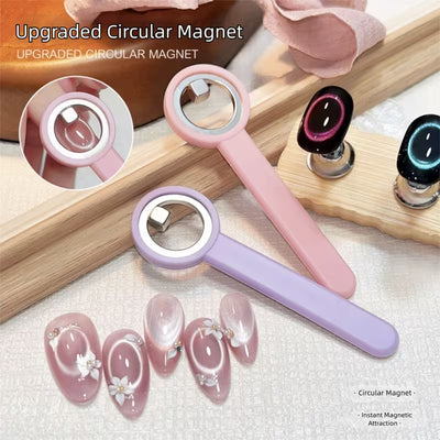 GV1116 Black Hole Cat Eye Magnet Ring for Gel Nail Polish | 3D Magnetic Cat Eye Nail Art Tool Color may  Very