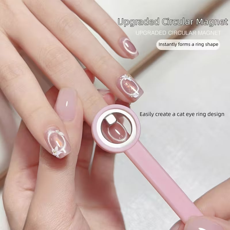 GV1116 Black Hole Cat Eye Magnet Ring for Gel Nail Polish | 3D Magnetic Cat Eye Nail Art Tool Color may  Very