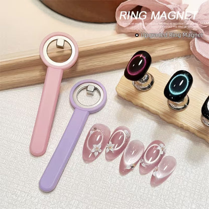 GV1116 Black Hole Cat Eye Magnet Ring for Gel Nail Polish | 3D Magnetic Cat Eye Nail Art Tool Color may  Very