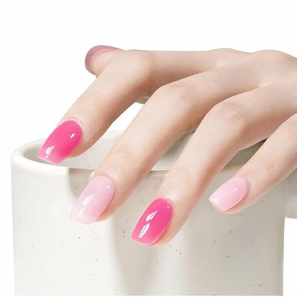 GV1154 THR3E STROKES Jello Jello Syrup Jelly Gel Nail Polish, 7.5ml, UV/LED Soak Off Gel, 28 Day Wear, Translucent Color Gel for Nail Art, 18 Shades